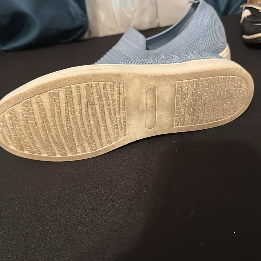 Women's Slip-On Sneakers - Blue - Picture 4 of 4